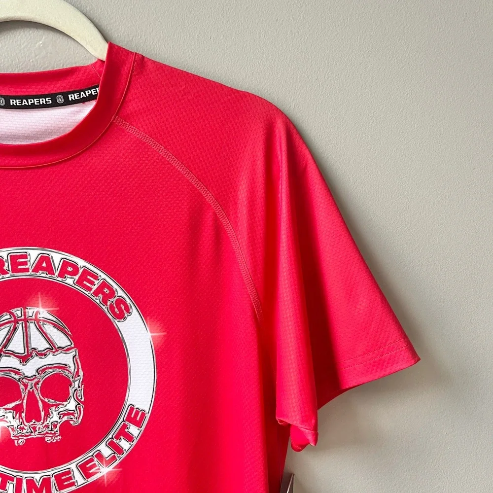 Overtime Elite City Reapers T-shirt Youth Large New NWT Red Basketball Fan Shirt